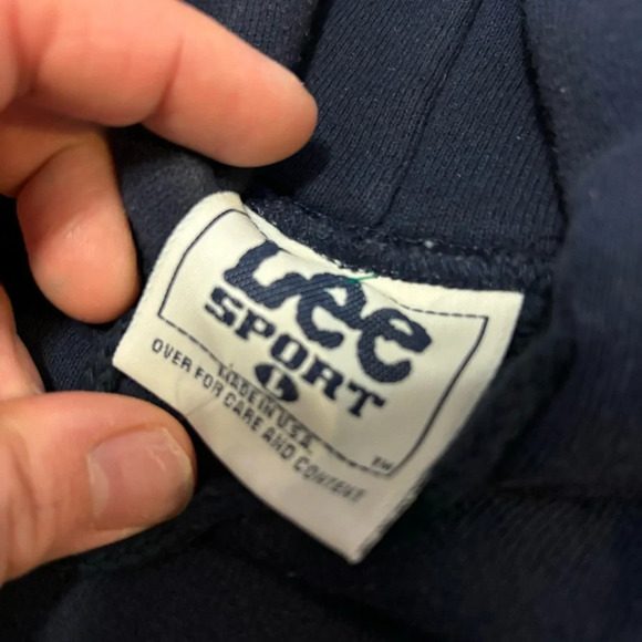 Vintage Lee Sport 1990s Dallas Cowboys Crewneck Sweatshirt Men’s Size Large Blue - Picture 3 of 6